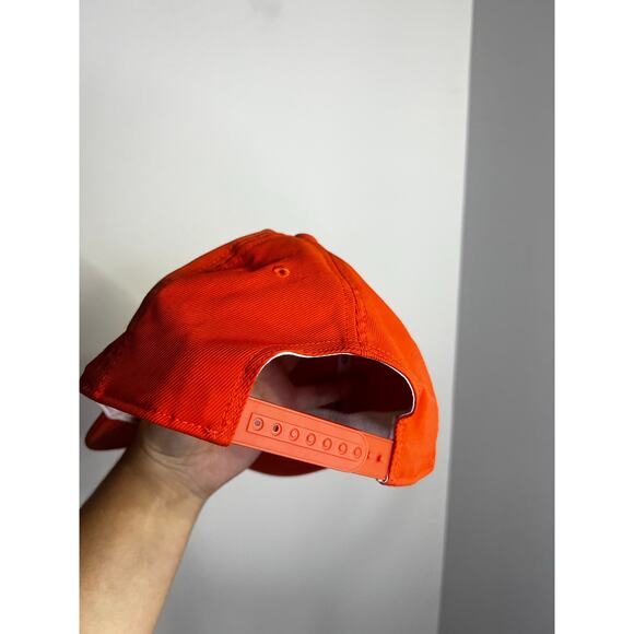 G/FORE Circle G’s Stretch Twill Snapback Golf hat in all orange - Picture 5 of 7
